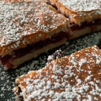 Kézműves meggyes pite